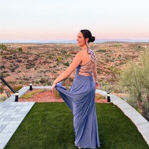 Lulu's Strappy Open Lace-Up Back Maxi Dress